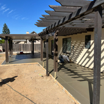 After concrete installation