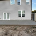 Concrete patio