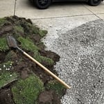 Grass Removed/ 21AA placed