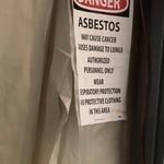 Asbestos Danger Sign