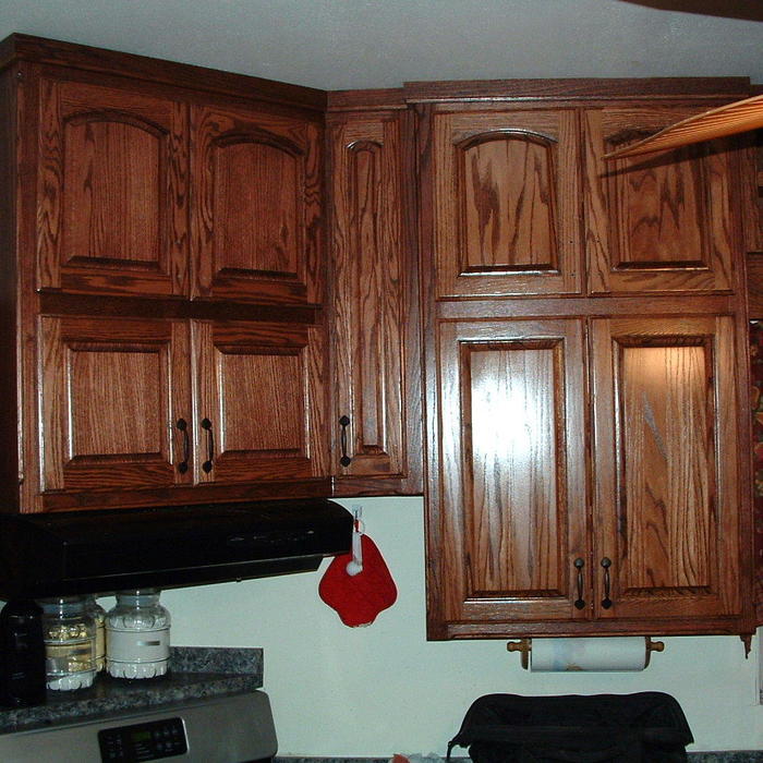 any shape, like these diagonal corner stove cabs