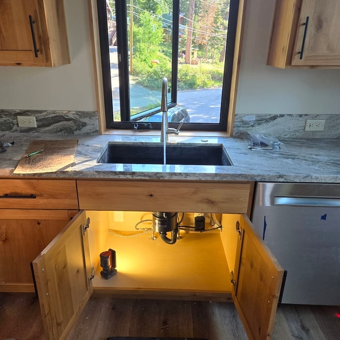 fresh install at custom home