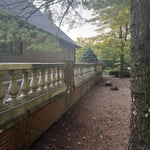 Sandstone Retaining wall wash