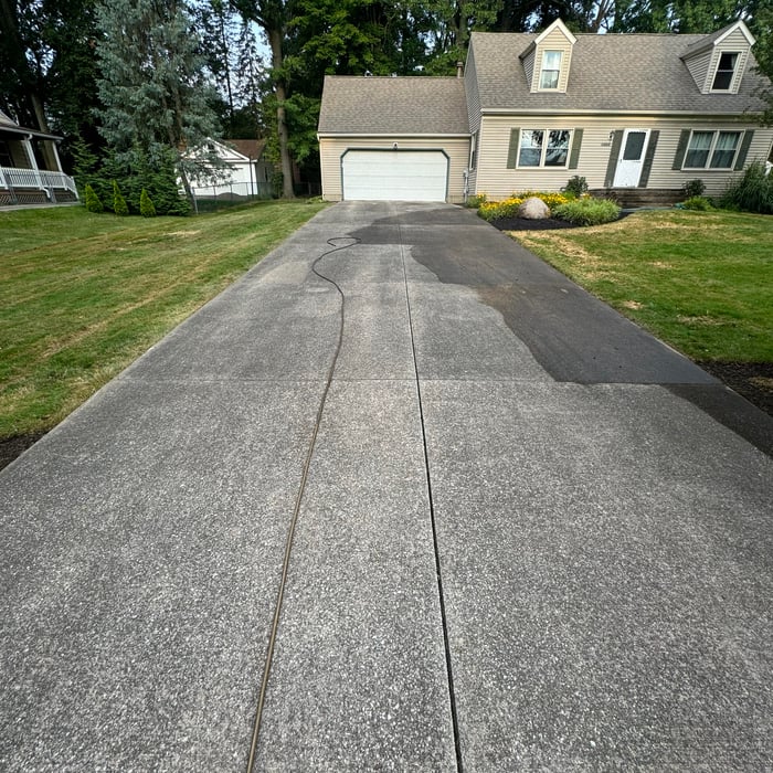 Driveway wash