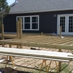 new deck with open beam r