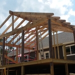 new deck with open beam r