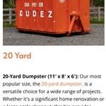 20 Yard Roll Off