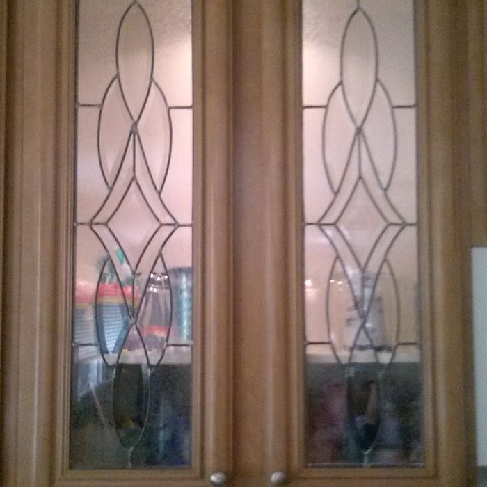 Kitchen cabinet windows