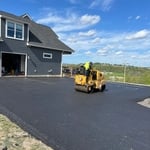 New driveway installed