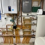 Hunting lodge boiler for in floor heat