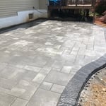 Brick paver patio