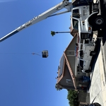 Quick install with the crane
