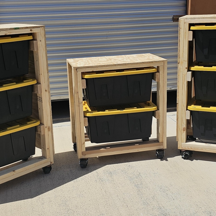 Event storage racks