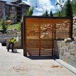 pool side modern shade cabanna