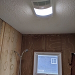 Bathroom fan install