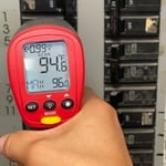 Checking for overheating.