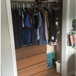 Before Closet Door Install