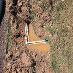Irrigation repair leak