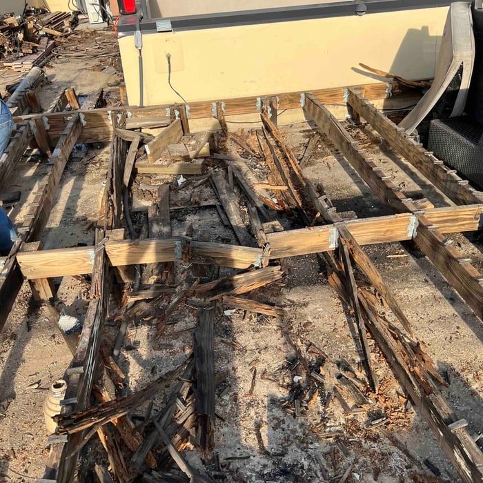 Rooftop Deck Demolition