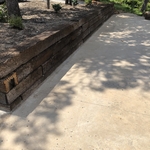 Wood Retaining Wall