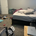 Dirty bedroom