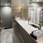 After kitchen remodel backsplash