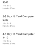 Roll off Dumpsters