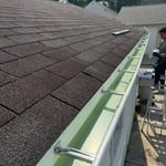 New 5 Inch Gutters with Heavy Duty Bracketing