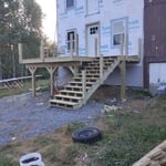 Deck and stairs