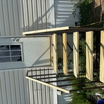 Back porch after