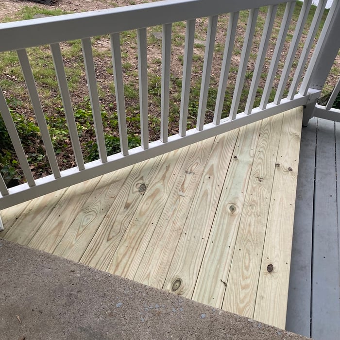 Walkway to boat dock