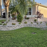 Stone Retaining Wall w/ Terrace