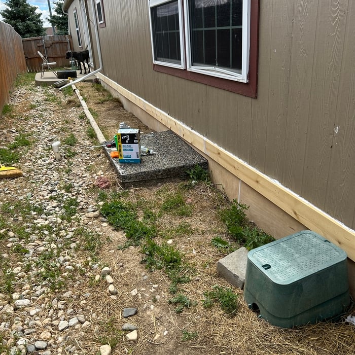 Skirting and Painting