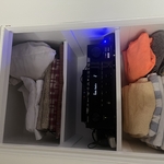 Denon Amplifier in a closet