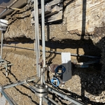 Hydrogen line containment wall