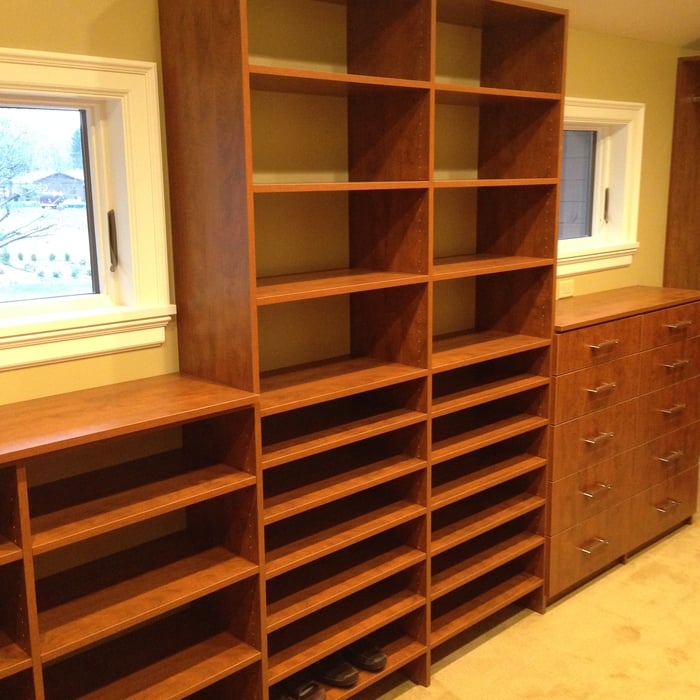 Shoe and sweater storage