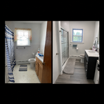 Tub to shower