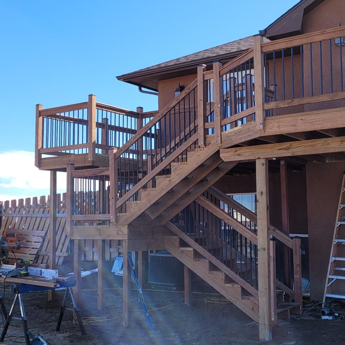 2 story deck