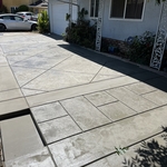 Driveway and walkway