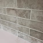 Authentic brick look