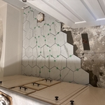 Bathroom floor reno