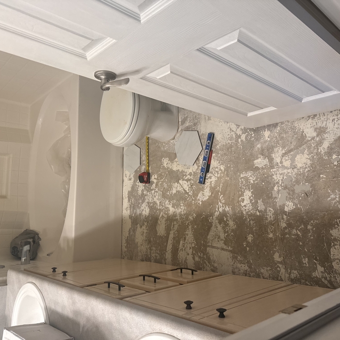 Bathroom floor reno