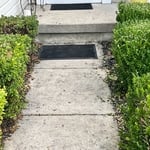 Front step installation