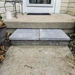 Front step installation
