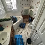 Shower pan failure