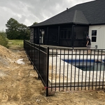 Black Aluminum Fence