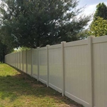Tan Vinyl Privacy