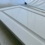 Custom poplar slab door