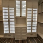 Walk in master closet