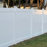 Vinyl fence